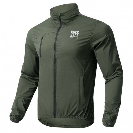 Rockbros TLWT002 ROAD TO SKY M Bicycle Windbreaker - Green