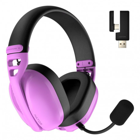 HATOR mängupeakomplekt Hyperpunk 3 juhtmevaba ja juhtmega peapaelaga USB Type-C / USB Type-A Bluetoo