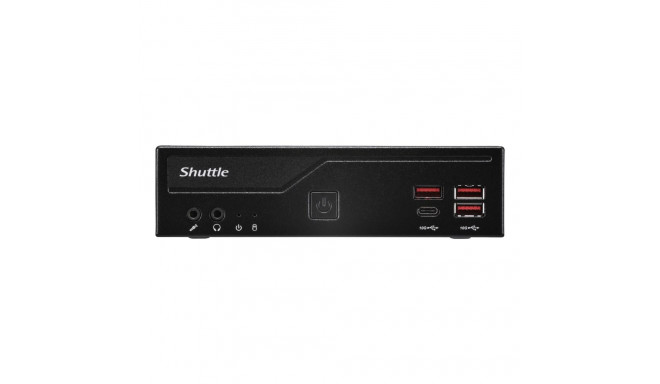 Shuttle õhuke arvuti DB860 S1851 2x HDMI, 1x DP, 1x USB-C (DP), 1x 2.5", 1x M.2, 2x LAN (Intel 1G + 