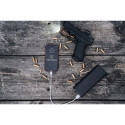 Tactical Smooth Thread data transfer and charging cable | USB-C to USB-C | 0.3m | black
