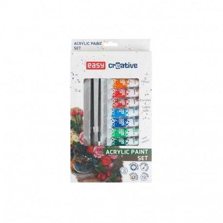 ACRYLIC PAINTS. 12X12ML