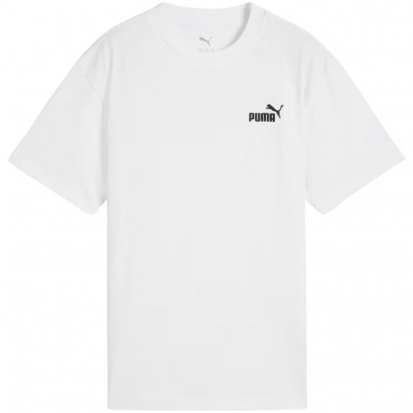 Puma laste t-särk 684920 02 ESS lahtine väike No.1-logo, valge