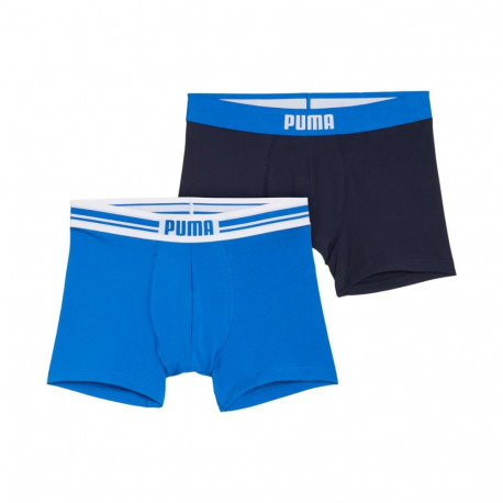 Puma meeste bokserid 938476 03 everyday placed logo 2-pakk M, sinised, tumesinised