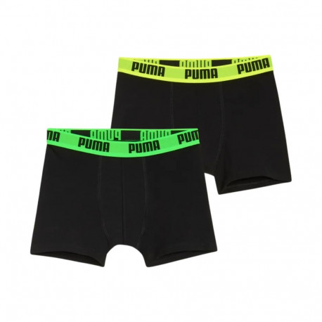 Bokserki dla dzieci Puma Everyday Basic 2 pak czarne 938971 03 164cm