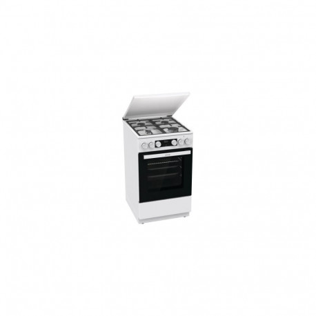 Gorenje pliit GK5C42WF-B gaasiplaadiga elektriahjuga grill 70L 50cm 59.4cm, valge