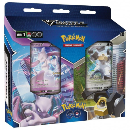 Trading Card Game - Pokémon GO V Battle Deck Mewtwo V & Melmetal V 60 Cards
