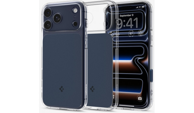 Spigen kaitseümbris Ultra Hybrid T Mag Fit Apple iPhone 17 Pro Max, läbipaistev/sinine