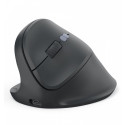 ergonomic multi-device mouse EWM-600 black left