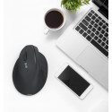 ergonomic multi-device mouse EWM-600 black left