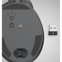 ergonomic multi-device mouse EWM-600 black left