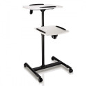 Projector stand with two shelves