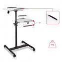 Projector stand with two shelves