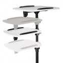 Projector stand with two shelves