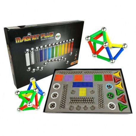 Magnastix magnetiliste klotside komplekt 560 tahvliga