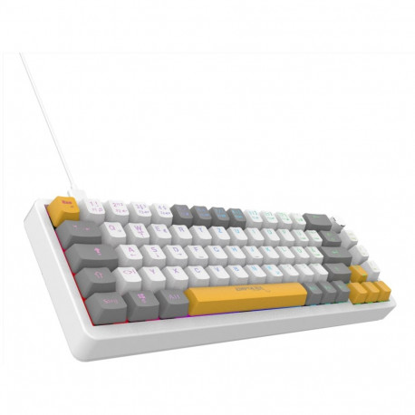 INCA Gaming Tastatur RGB/RedSwitch/USB/Mechan. 2.00m    weiĂź