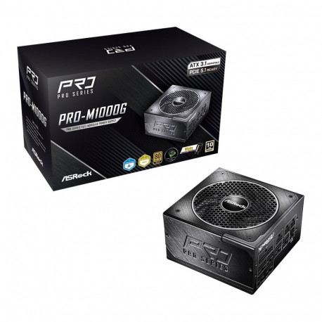Asrock PRO-M1000G 1000W 80 PLUS Gold power supply unit