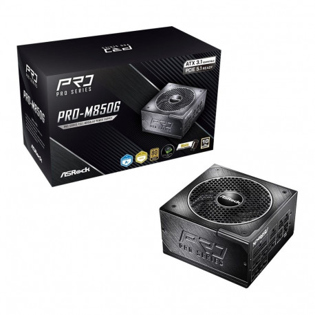 Asrock PRO-M850G 850W 80 PLUS Gold power supply unit