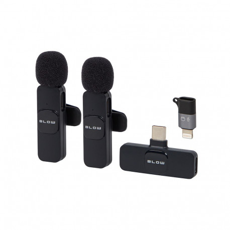 Blow klipsmikrofon 33-070# USB-C nutitelefonile 2szt