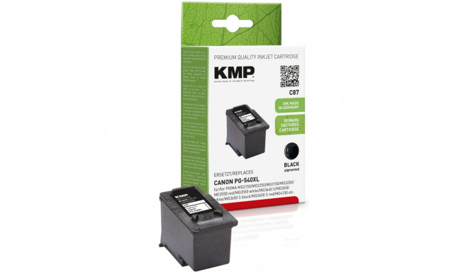 KMP tindikassett C87 ühilduv Canon PG-540 XL, must