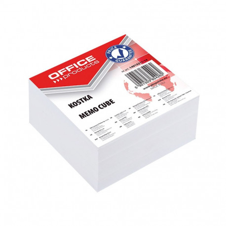 Märkmepaber 85x85x40mm, valge, liimita, Office Products