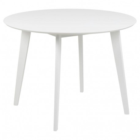 Söögilaud ROXBY Ø105 cm, valge