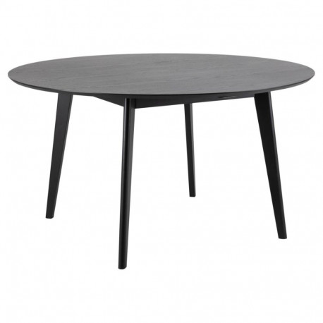 Söögilaud ROXBY Ø140 cm, must