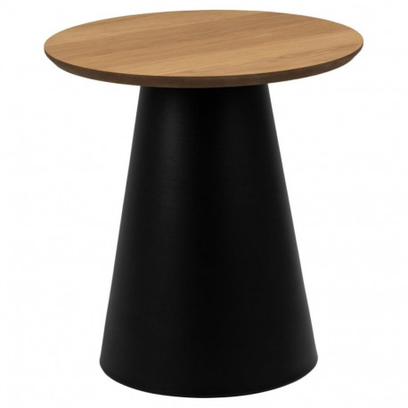 Diivanilaud SOLI Ø45 cm, matt tamm