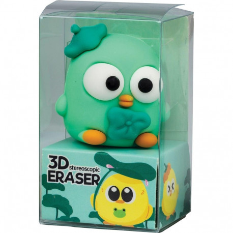 ERASER 35X35X30MM 3D CUTE CHICK