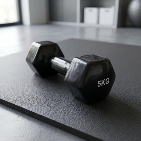 VINYL DUMBBELL LS2002 5KG