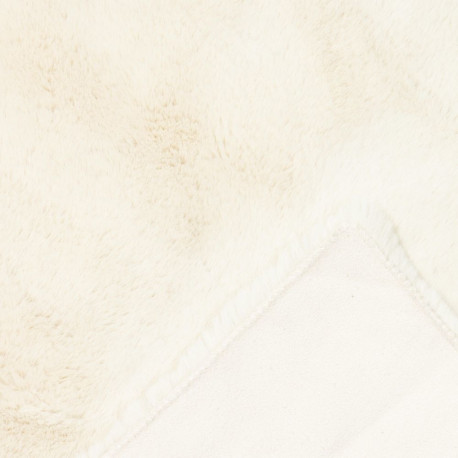 fake rabbit fur 80x150cm ristkülik valge