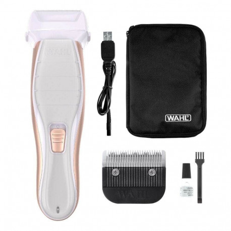 Electric Shaver - Wahl Shave & Smooth Lithium-Ion, 120 Min Runtime, 0.3 mm, Beige