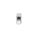 Equip Cat.6A DIN rail inline coupler, Shielded