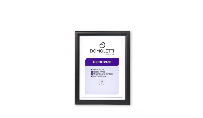 DOMOLETTI raam AURA 13x18cm, must