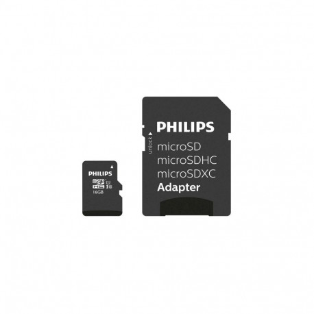 Philips FM16MP45B/00 MicroSDHC Memory Card 16GB