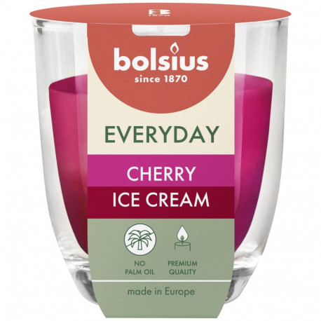 CANDLE SCEN CHERRY ICE CREAM H8CMD7CM