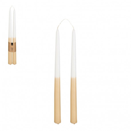 CANDL DINNER L.BROWN H30D2.2 2PC 1164498