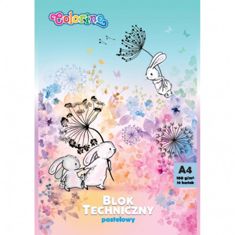PAPER COLOR A4 10P 160G COLORINO PASTEL