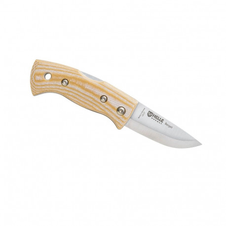 Nóż Helle Berget Beige Canvas Micarta 12C27