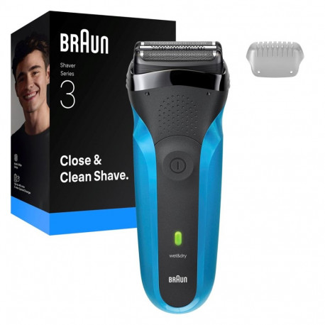 Braun raseerija series 3 310s trimmeriga, must, sinine