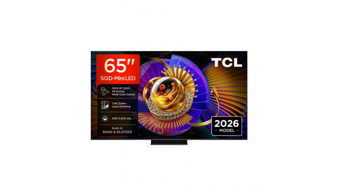 TCL nutikas teler C7L 65C7L 165.1cm (65") 4K Ultra HD Wi-Fi 3000cd/m², must