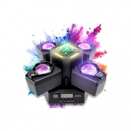 LIGHT4ME MADNESS QUATRO 4IN1 ruchomy multiefekt oś