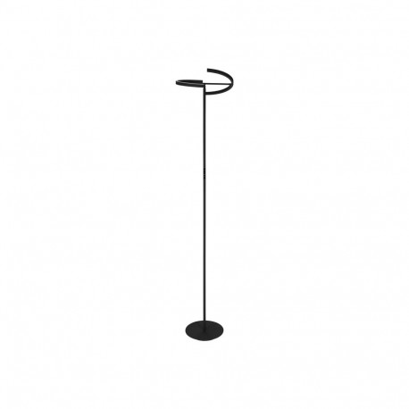 CASTELPOTO põrandalamp LED 2x8.8W, must