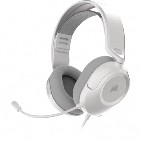 Corsair peakomplekt HS35 v3 juhtmega peapaelaga mängimiseks, valge