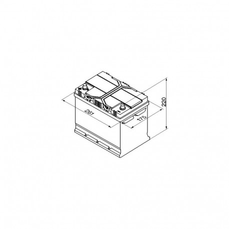 Bosch S4 027 70Ah 630A 261x175x220 +-