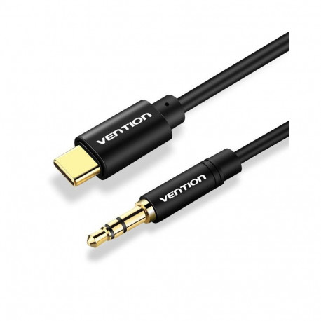 CABLE AUDIO 3.5MM TO USB-C/1.5M BLACK BGABG VENTION