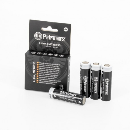 PETROMAX 18650 battery 4x pack - 13,800 mAh