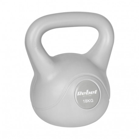 REBEL ACTIVE kettlebell 18kg, bituumenhall