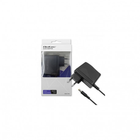 Qoltec toiteadapter/inverter 51023 siseruumides kasutatav 24W, must