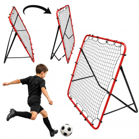 Laste jalgpallivärav, treening-rebounder, 125x125 cm