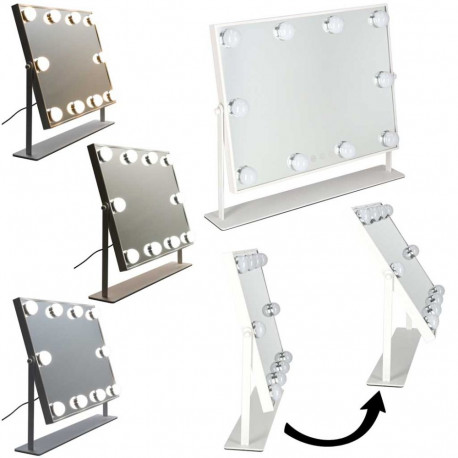 LED-meigipeegel 10 lambiga, valgustatud kosmeetikapeegel, 3 värvitooni